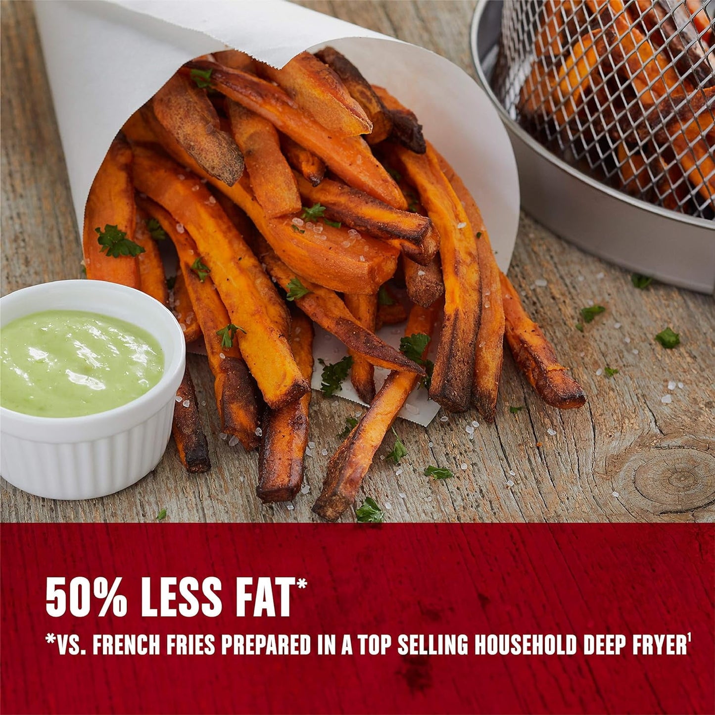 George Foreman 3L Twist Crisp Air Fryer with Rotisserie