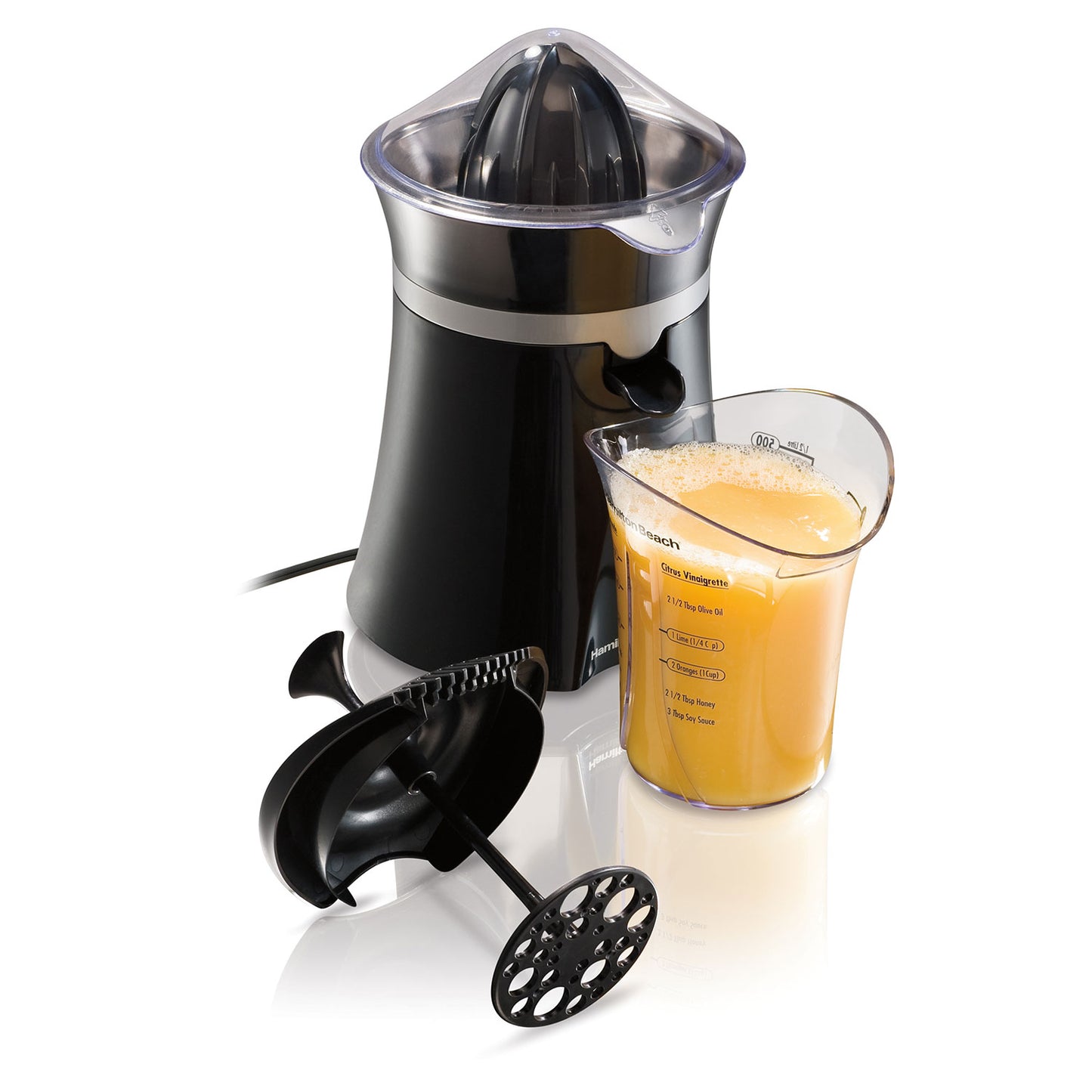 Hamilton Beach Electric Citrus Juicer with Salad Dressing Mixer – R & B  Import