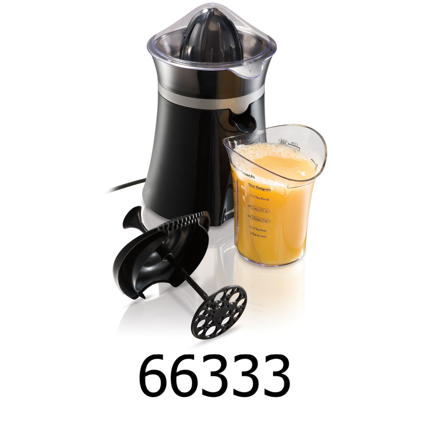 Hamilton Beach Electric Citrus Juicer with Salad Dressing Mixer