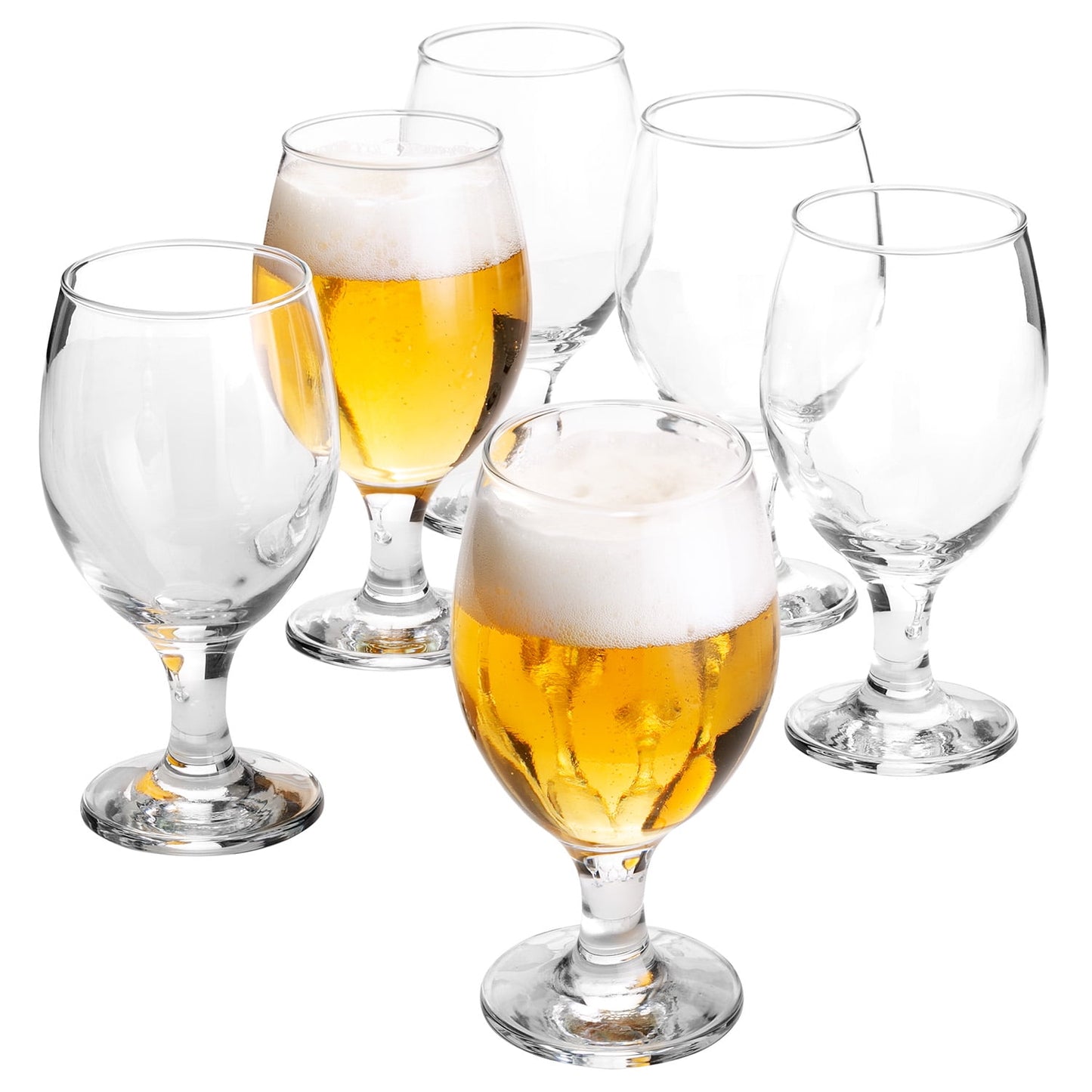 6 PC Craft Beer Glasses