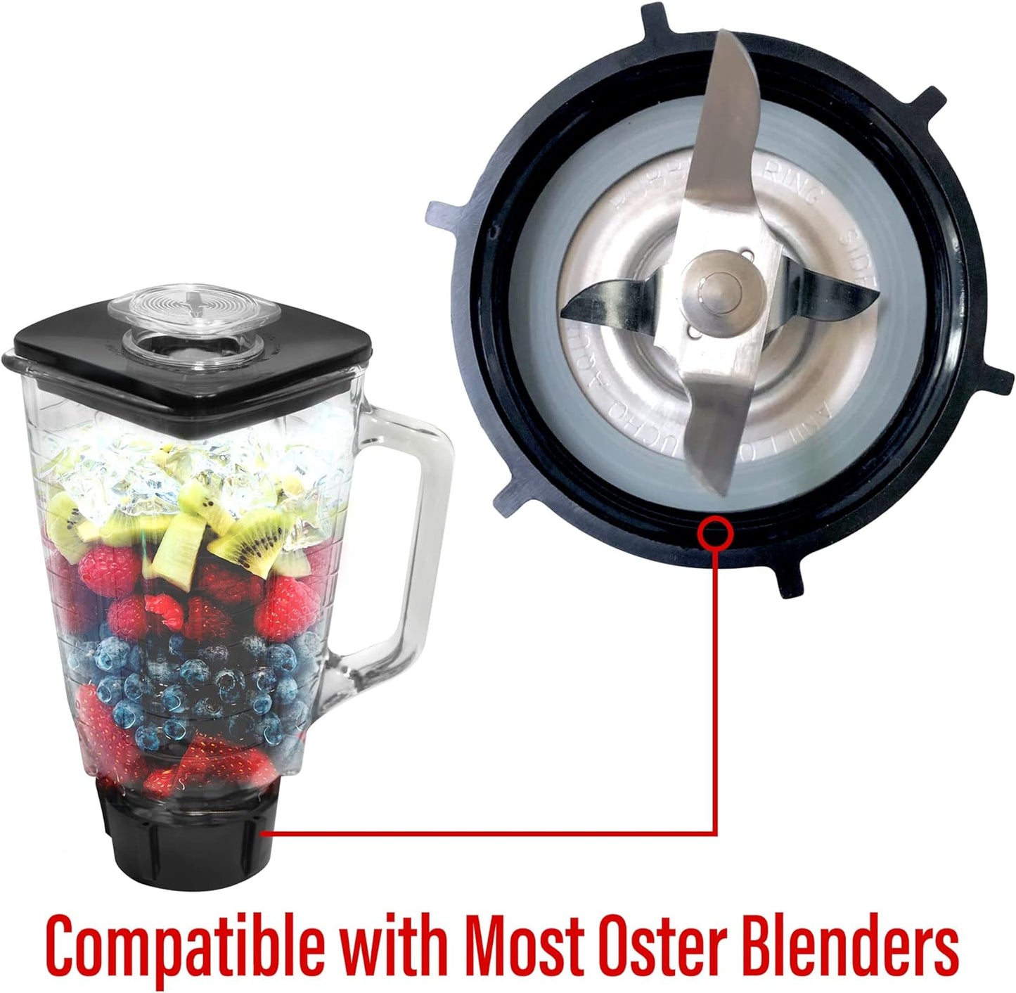 Brentwood Replacement Blade Kit for Oster Blenders