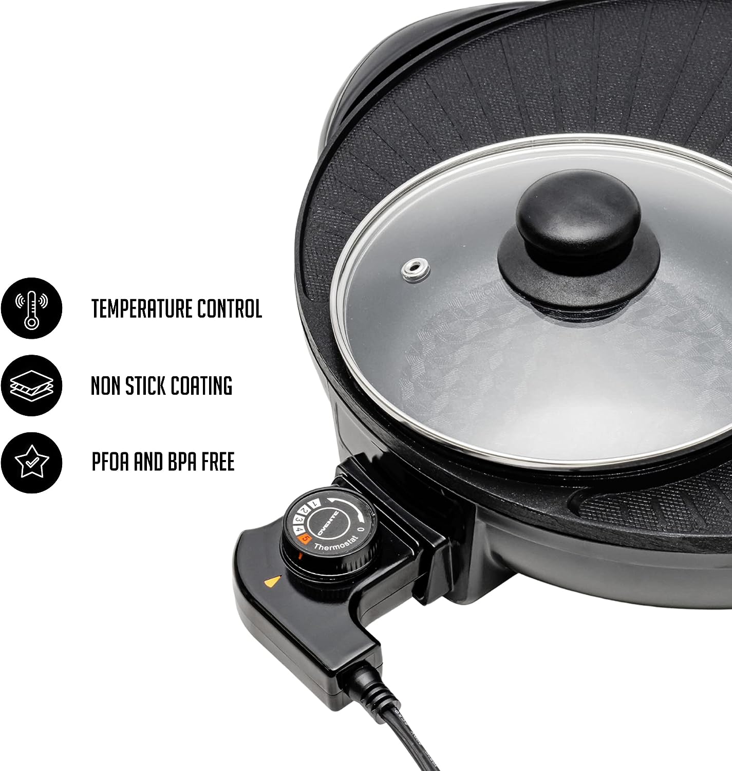 Ovente Multi-Purpose Electric Hotpot Grill – R & B Import