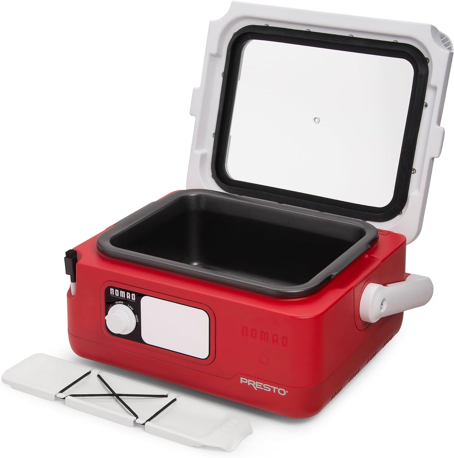 Presto 6 QT Red Traveling Slow Cooker