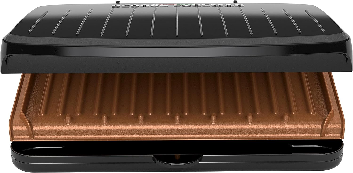 George Foreman 5-Serving Electric Grill And Panini Press – R & B Import