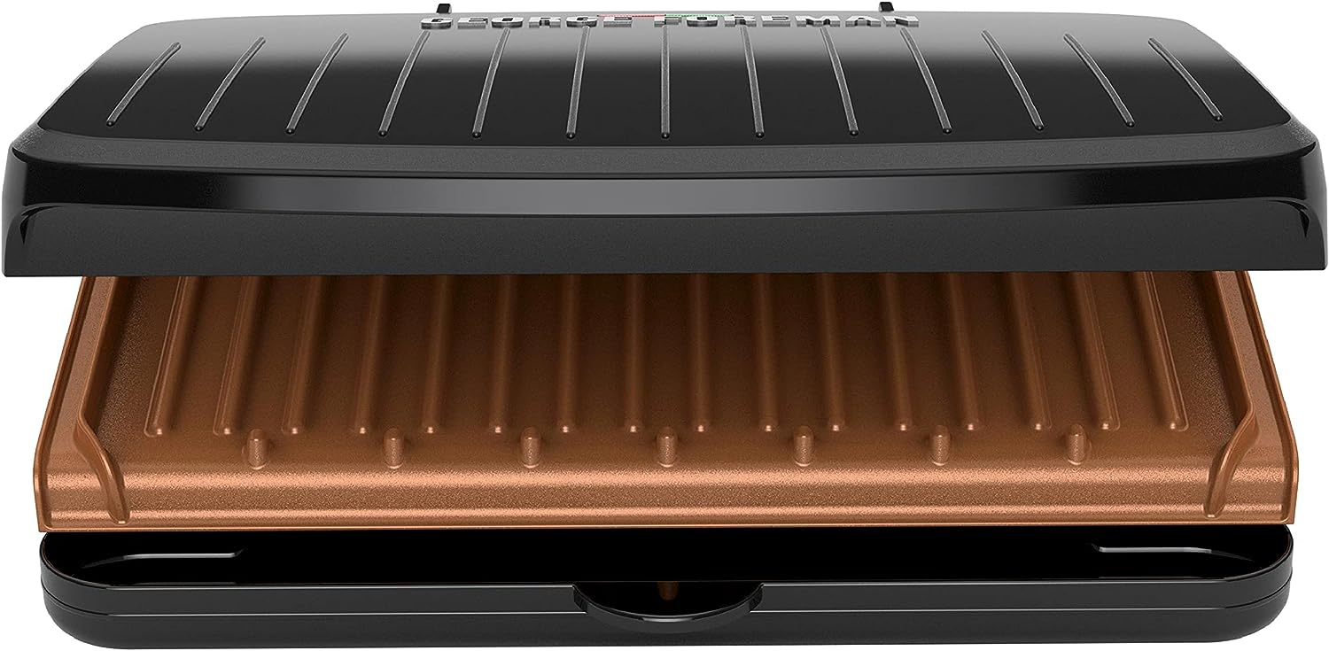 George Foreman 9-Serving Electric Indoor Grill, Panini Press