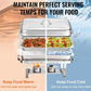 11L Stainless Steel Chafing Dish Food Warmer for Buffet