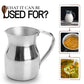 2 QT Aluminum Milk Pot, Hot Drink Pitcher