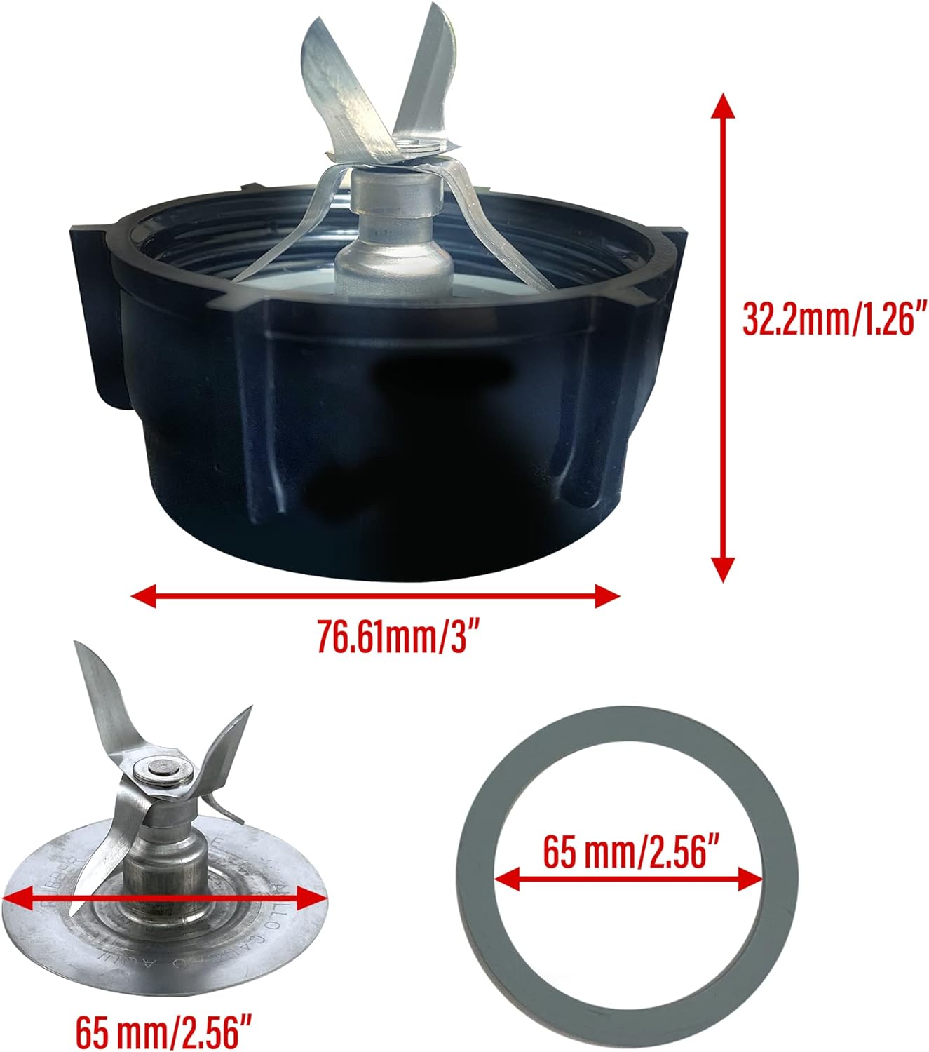 Brentwood Replacement Blade Kit for Oster Blenders