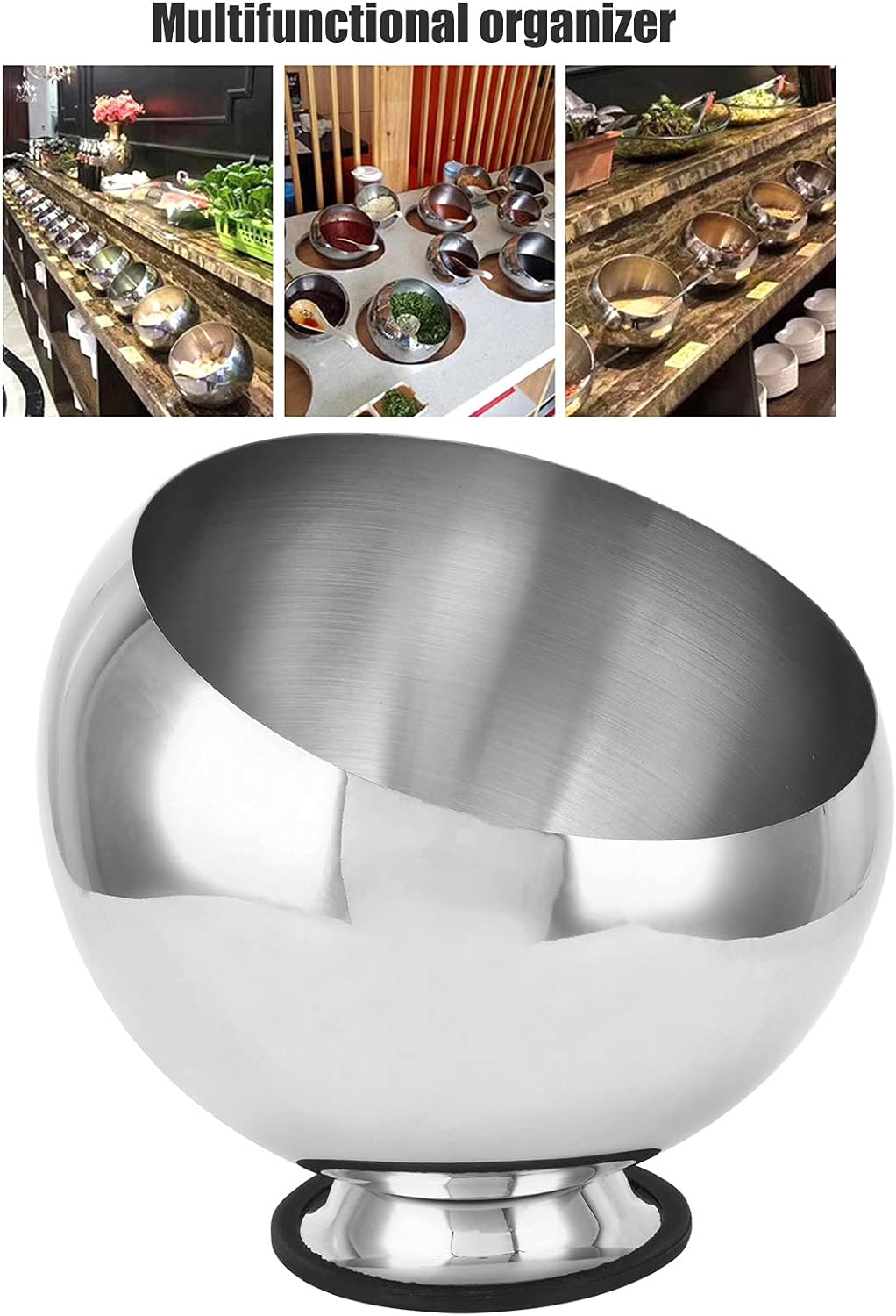 18cm Silver Saucer Bowl For Sauce, Snack, Appetizers