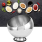 22cm Silver Saucer Bowl For Sauce, Snack, Appetizers