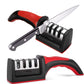 3-Stages Knife Sharpener Ergonomic Handle, Kitchen Tool