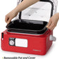 Presto 6 QT Red Traveling Slow Cooker