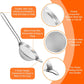 3 PC Stainless Steel Strainer Set