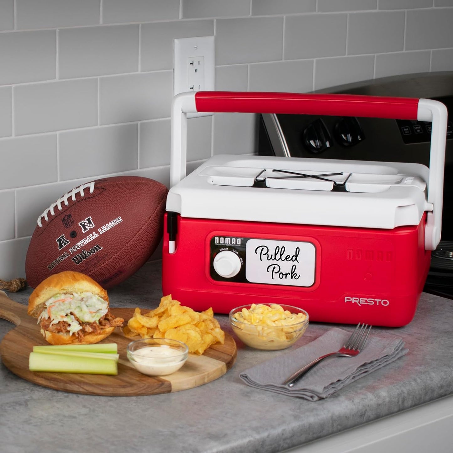 Presto 6 QT Red Traveling Slow Cooker