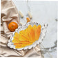 European Style Large Metal Leaf Shape Dried Fruit Dish Snack Plate