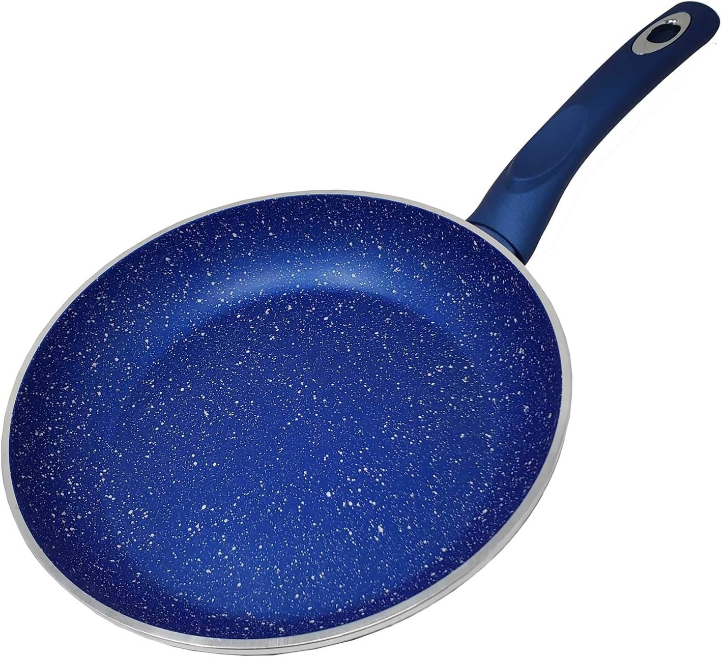 12" Blue Marble Aluminum Fry Pan