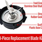 Brentwood Replacement Blade Kit for Oster Blenders