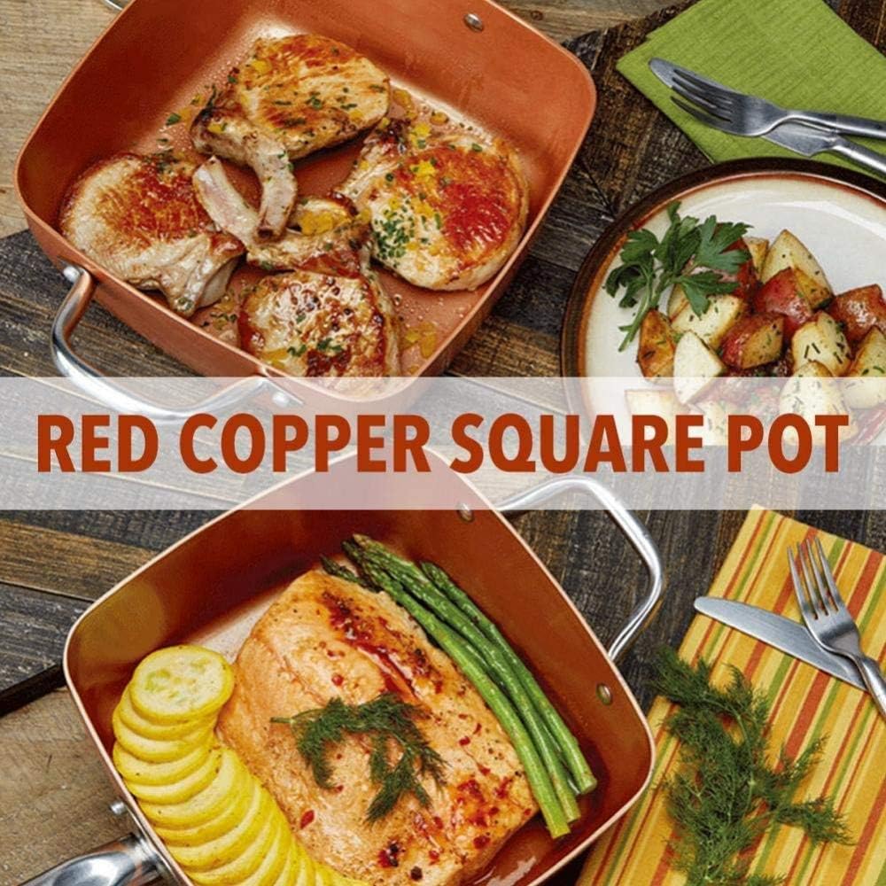 9.5” Mega Cook Non-stick Deep Fry Pan