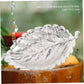 European Style Large Metal Leaf Shape Dried Fruit Dish Snack Plate