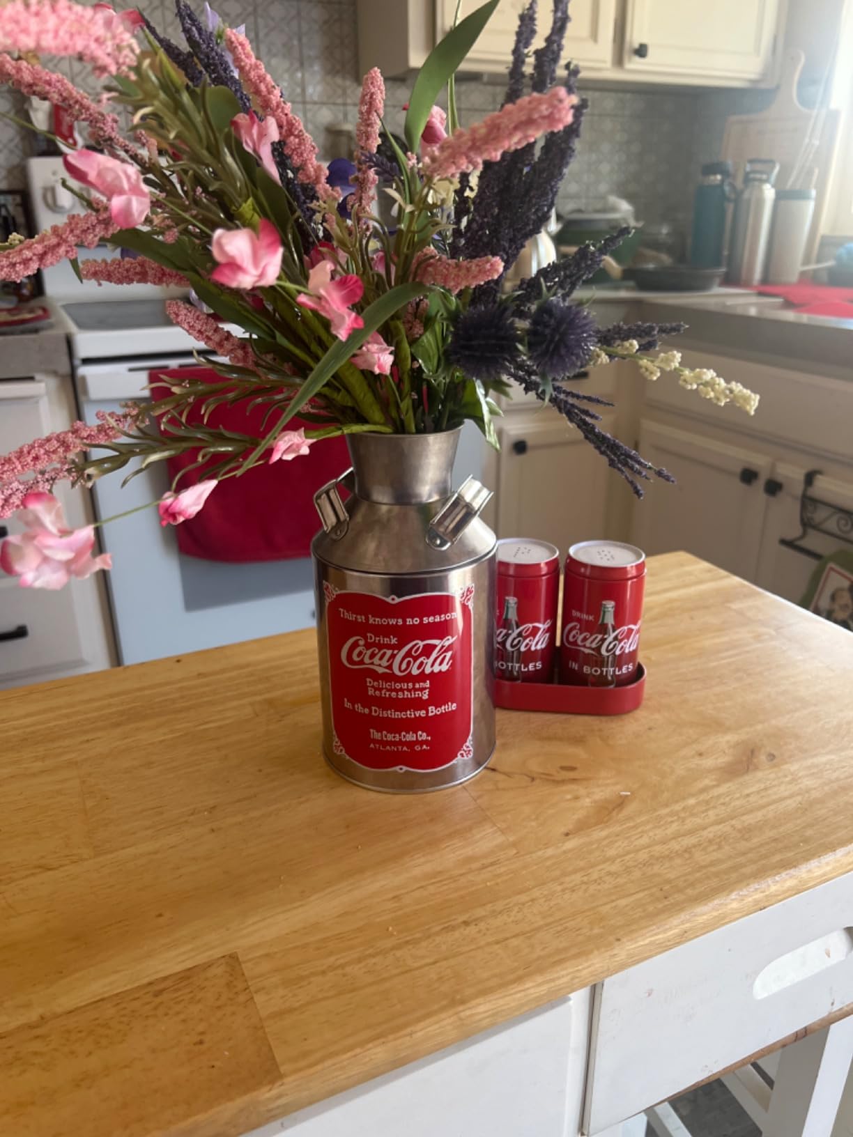 The Tin Box Company Coke Replica Milk Can