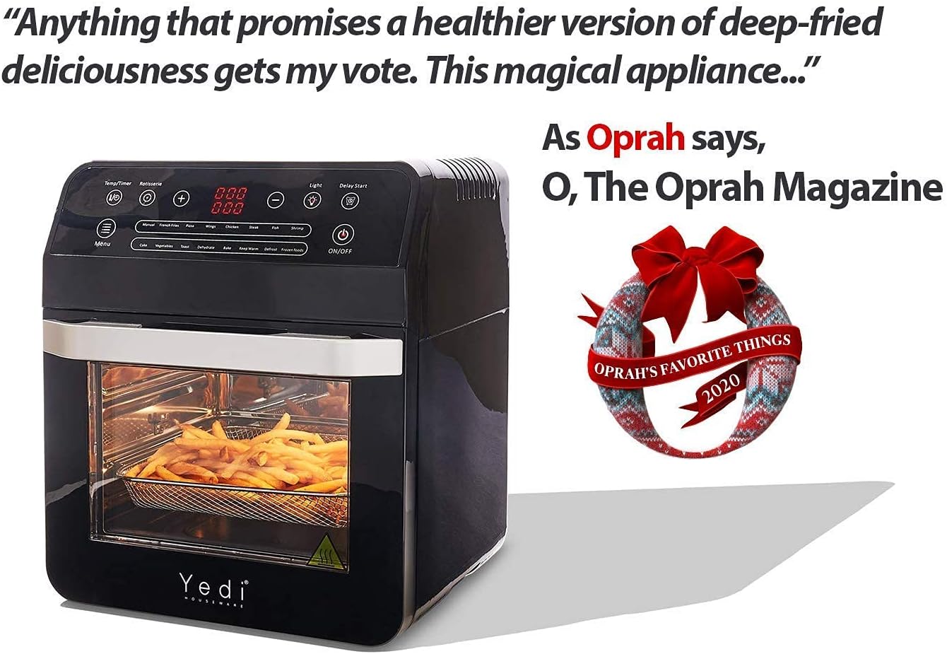 12.7 QT Yedi Air Fryer Oven with Rotisserie and Dehydrator