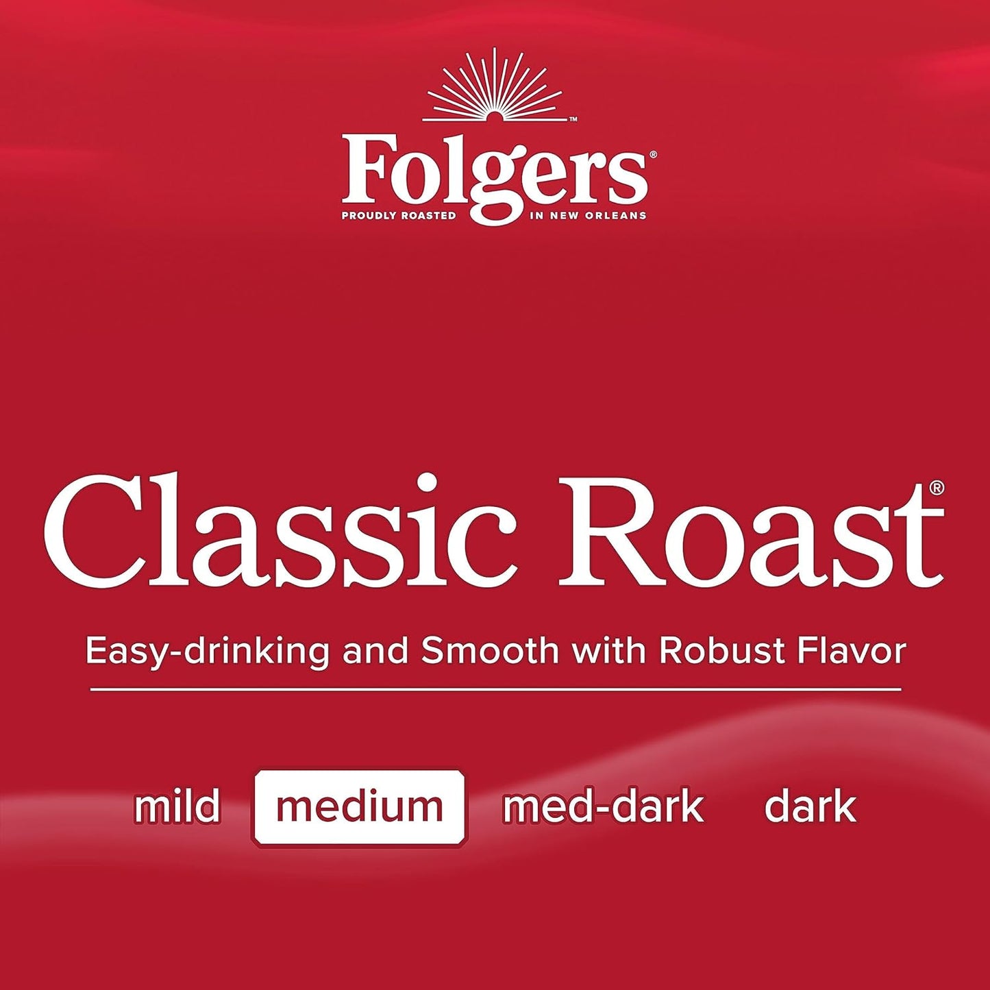 9.6 oz Folgers Classic Roast Medium Roast Ground Coffee