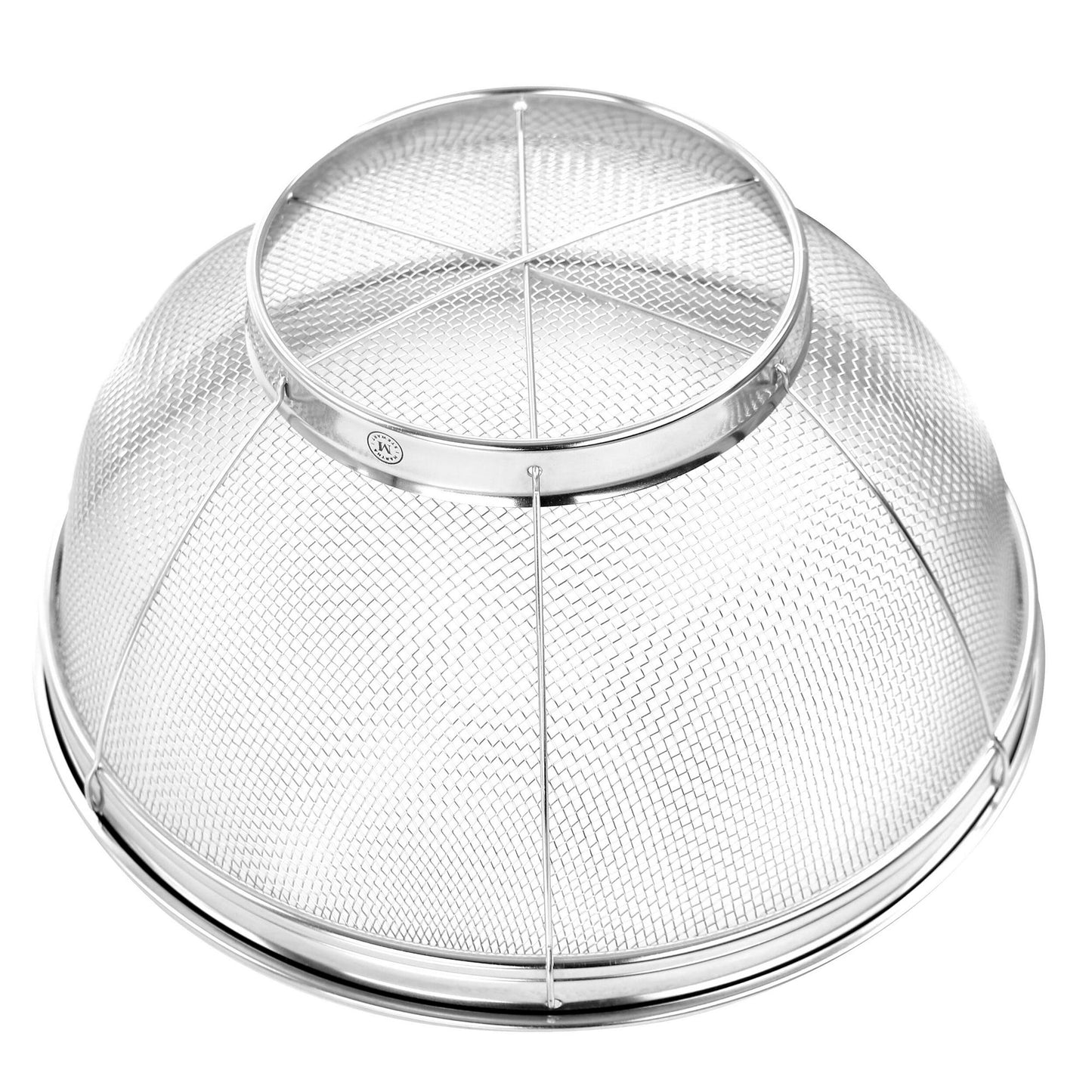 2 PC Martha Stewart Stainless Steel Strainer / Colander Set