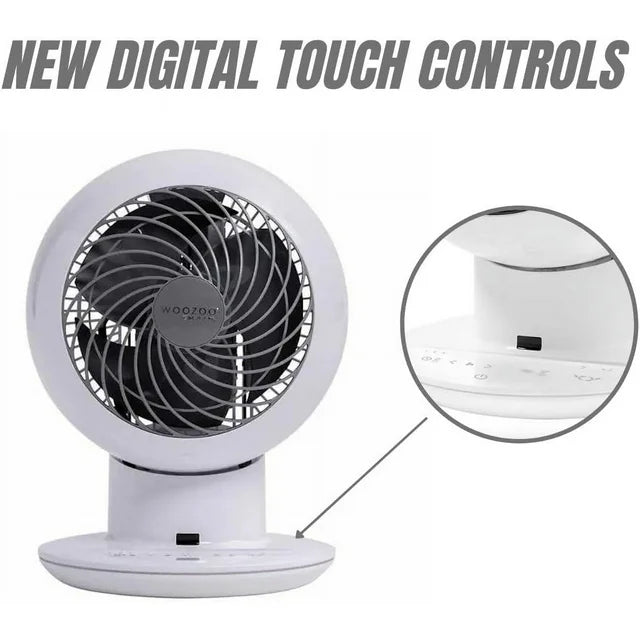 Woozoo Globe Multi-Directional 5-Speed Oscillating Fan with Remote (2024 Model)