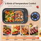 Smokeless Indoor Grill-Electric Grill with Tempered Glass Lid