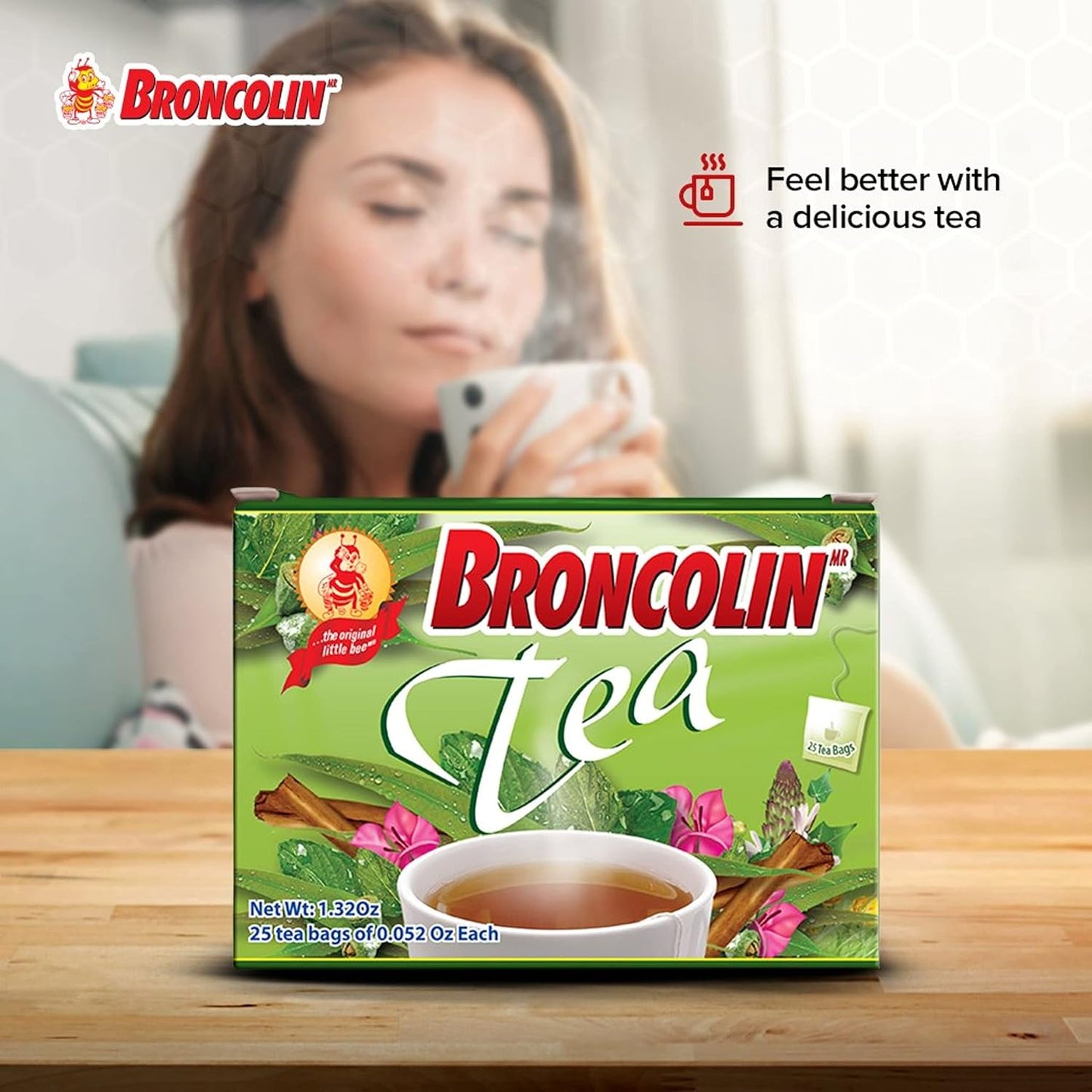 Broncolin Tea - 25 Tea Bags