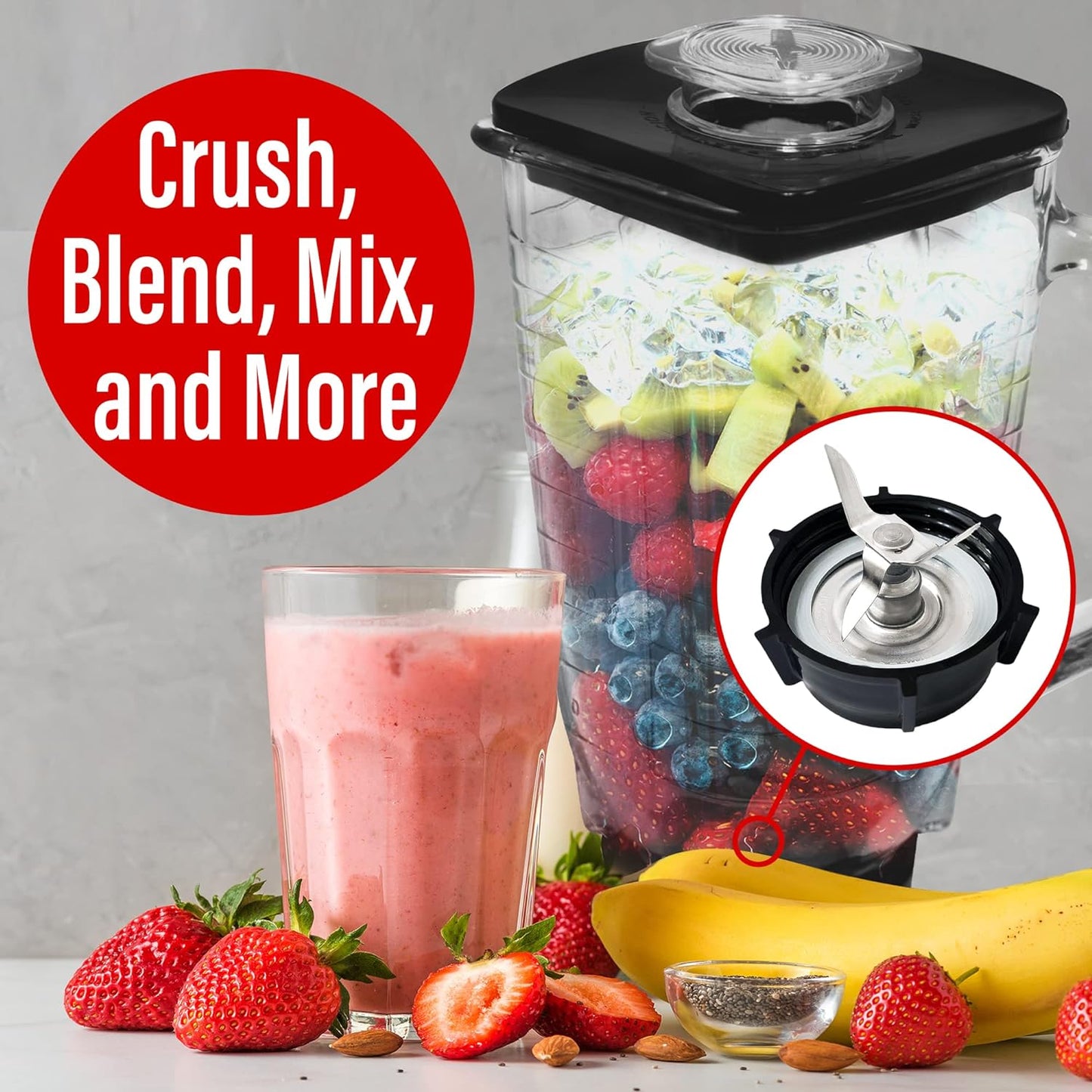 Brentwood Replacement Blade Kit for Oster Blenders