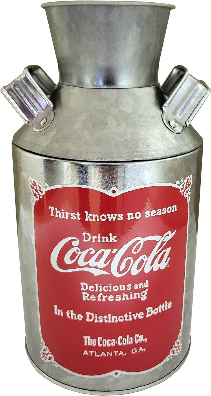 The Tin Box Company Coke Replica Milk Can