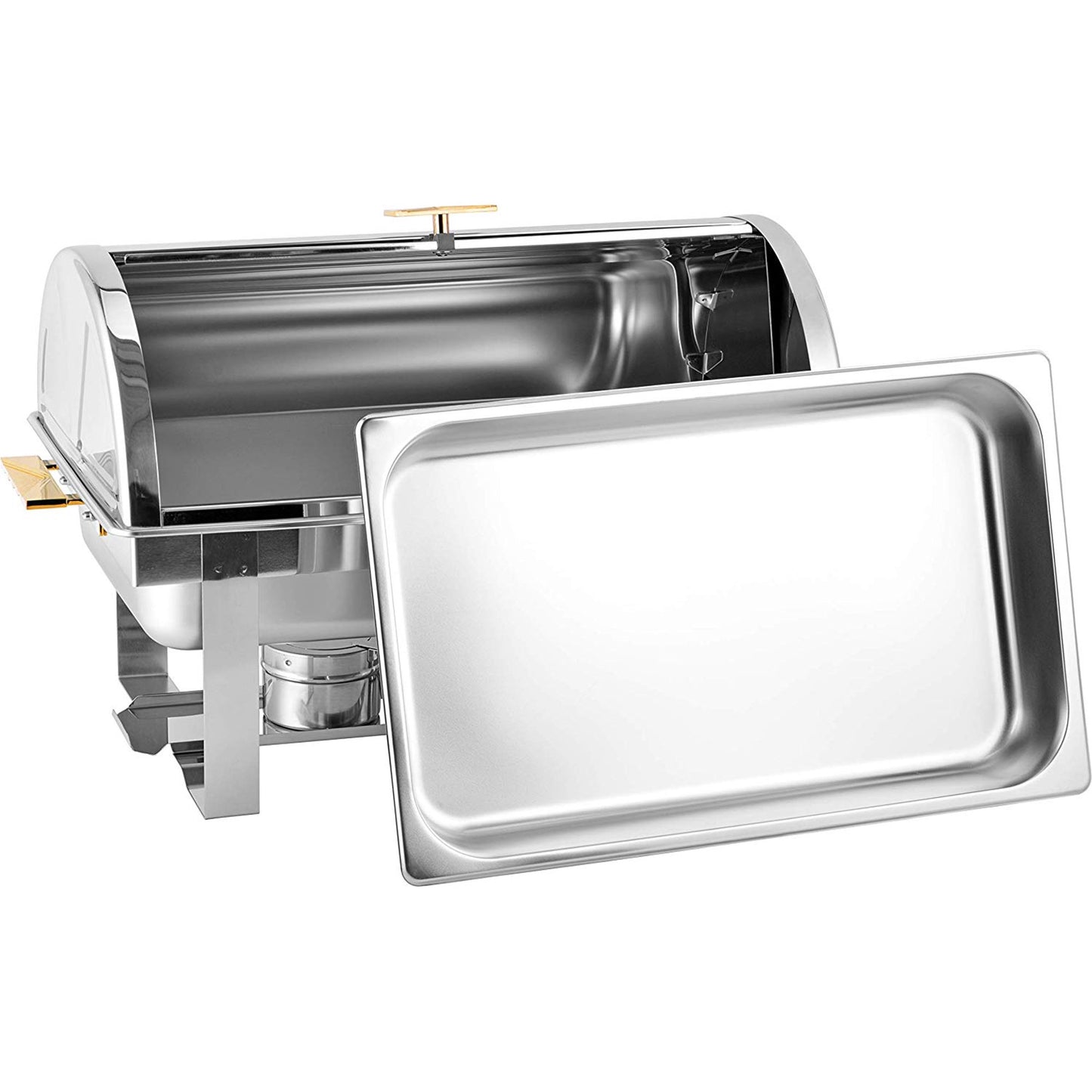 9L Chafer with Roll-top Lid & Chafing Fuel Heat