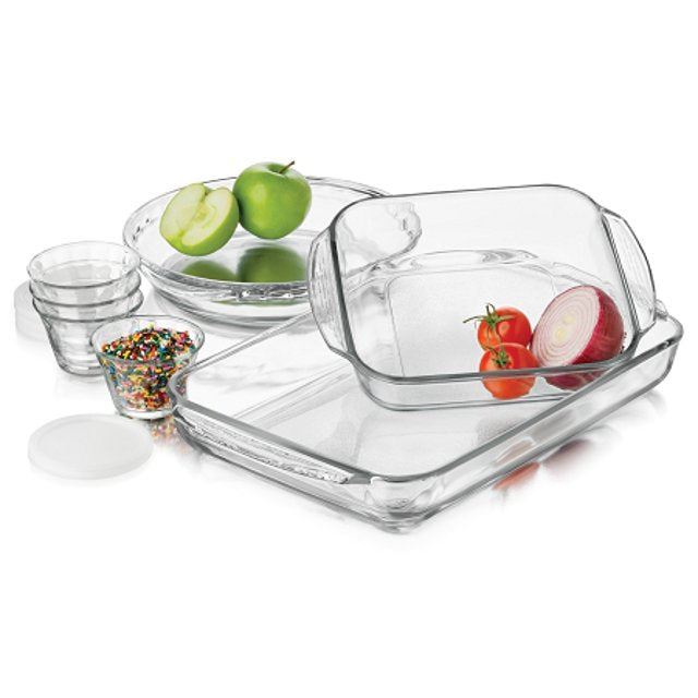 11 PC Libbey Baker’s Bassic Glass Bake Set
