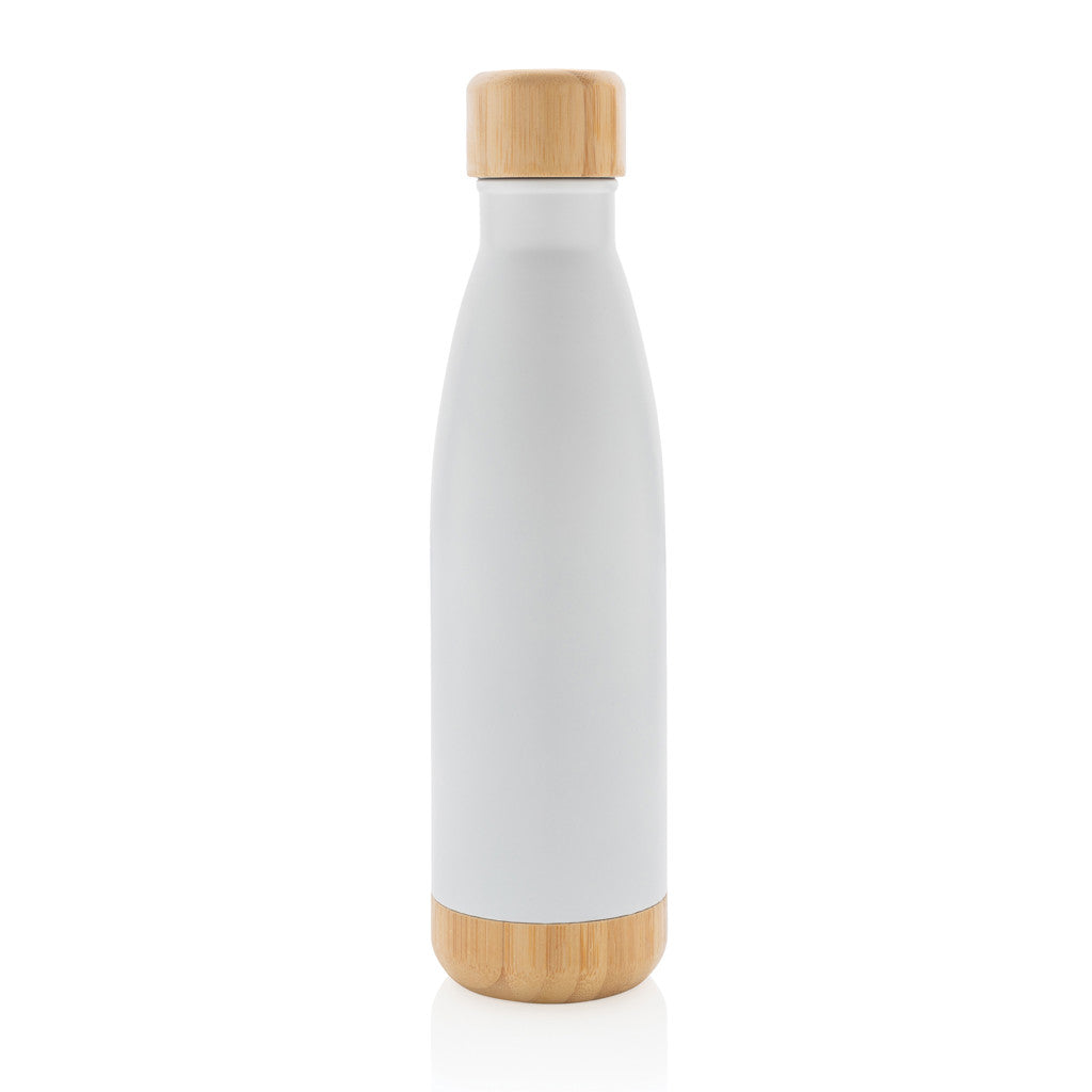 450ml Double Wall Insulated Stainless Steel Water Bottle - White