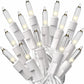 200 LED Clear Bulbs Icicle Light with White Wire