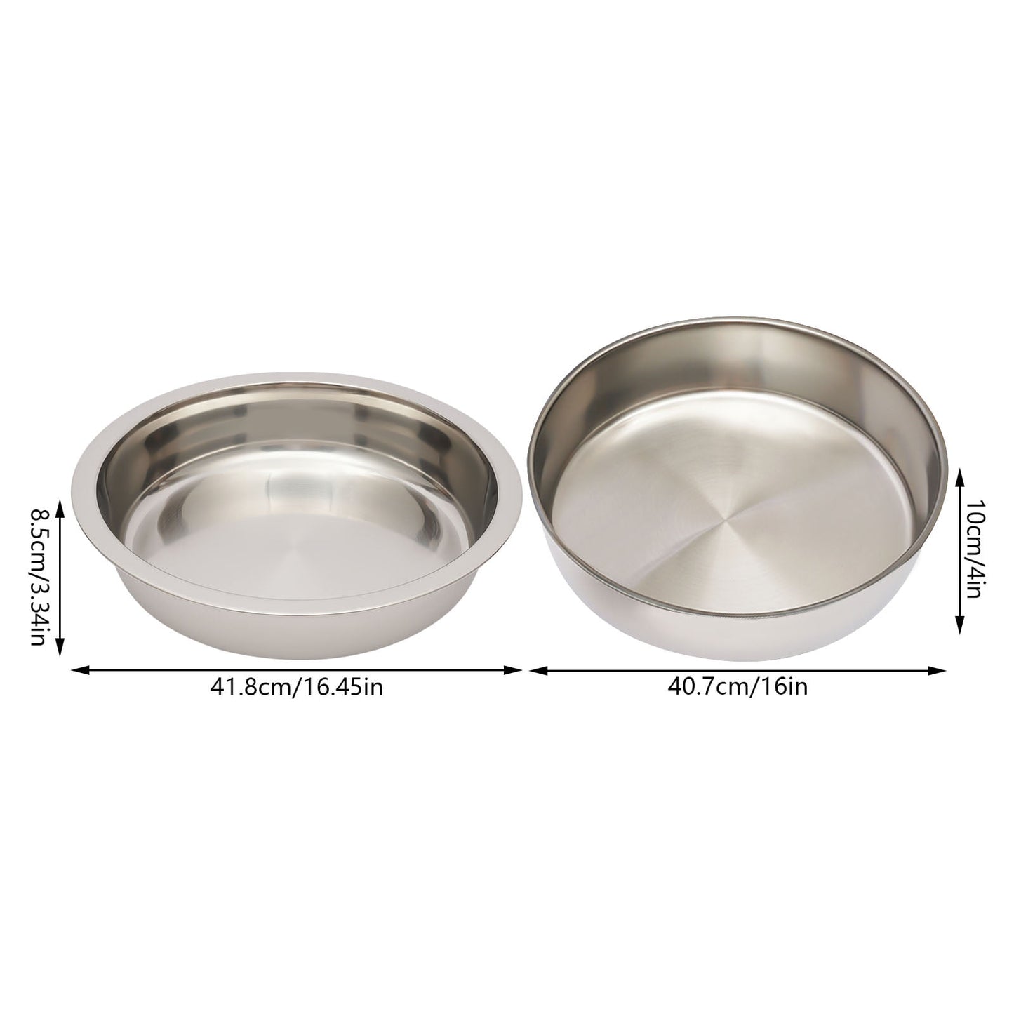 9L Round Stainless Steel Chafing Dish - Silver