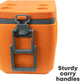 4 PC Orange Insulated Water Jug Set