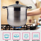6 QT Stainless Steel 18/10 Induction Stock Pot (Free Gift 1 Knife Set)