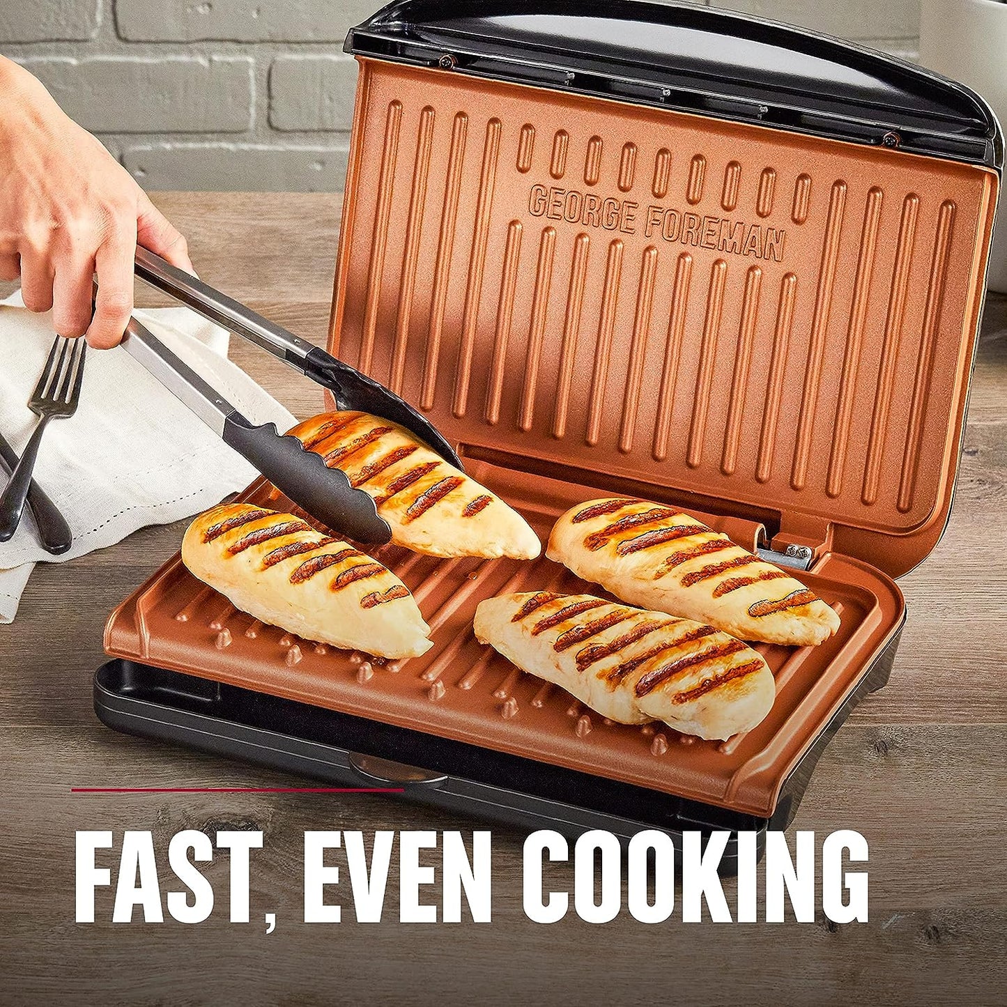 George Foreman 5-Serving Electric Grill And Panini Press
