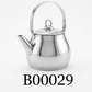 Stainless Steel Classic Kettle 1.5Lt - Tetera Clásica de Acero Inoxidable 1.5Lt