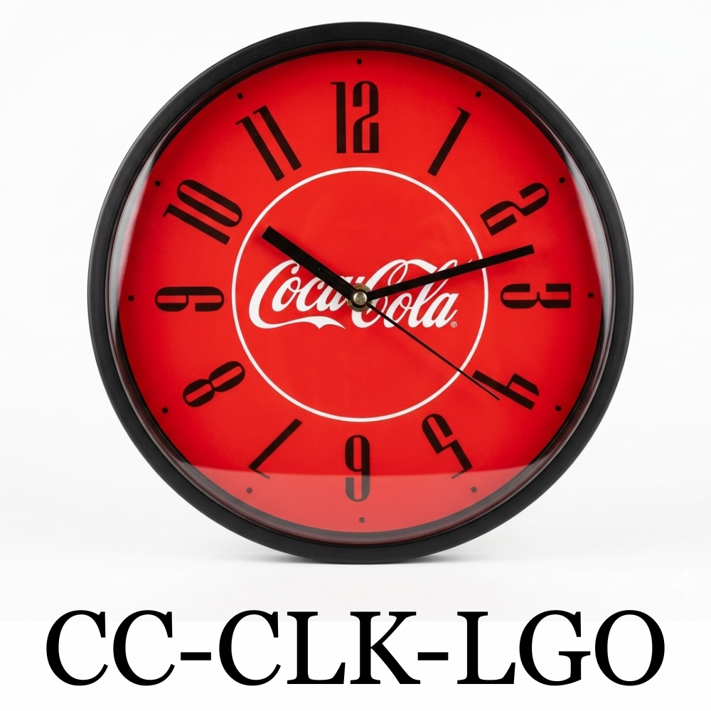 Coca Cola Wall Clock Decor-Reloj de pared de Coca-Cola
