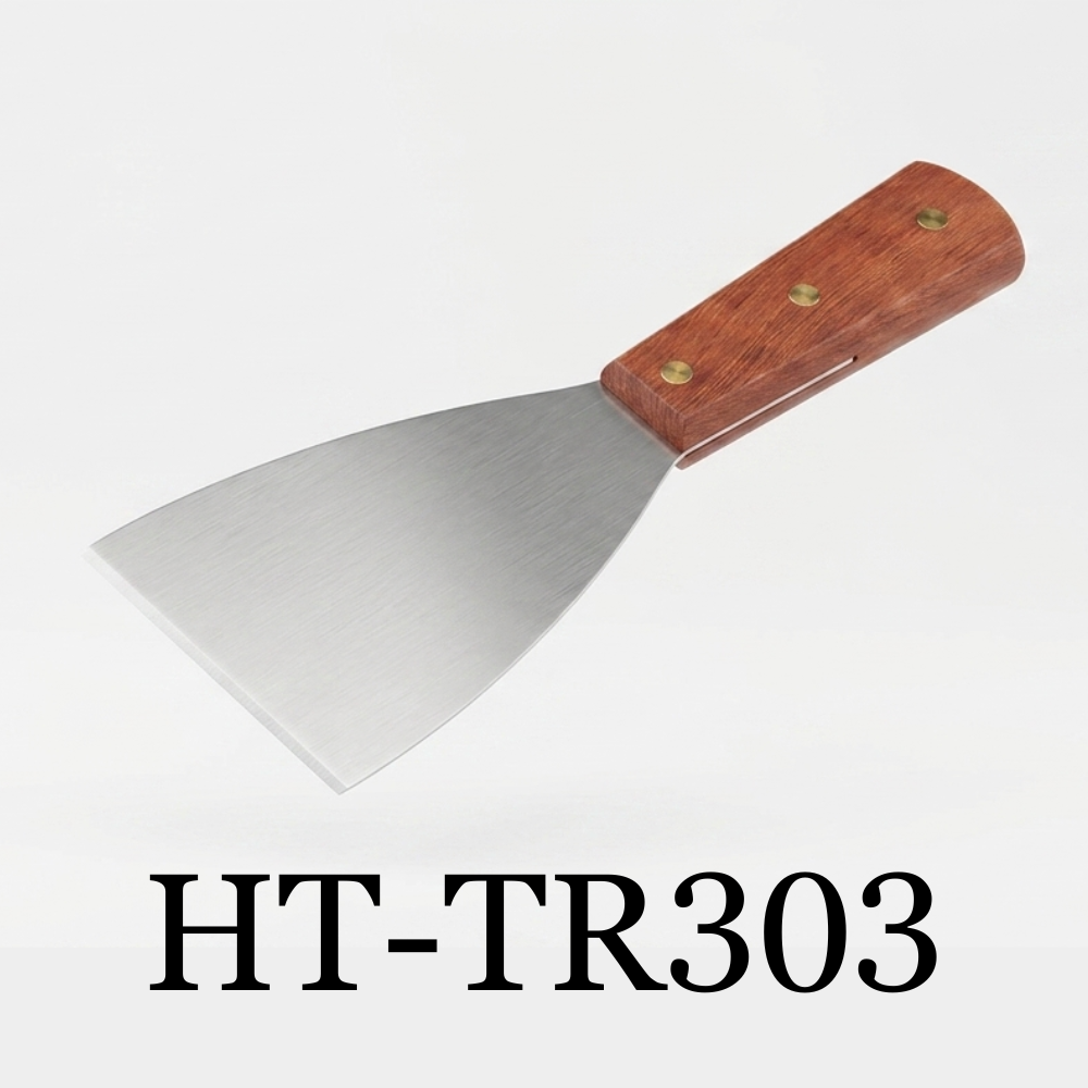 Stainless Steel Griddle Scraper & Spatula - Espátula y Raspador de Plancha de Acero Inoxidable