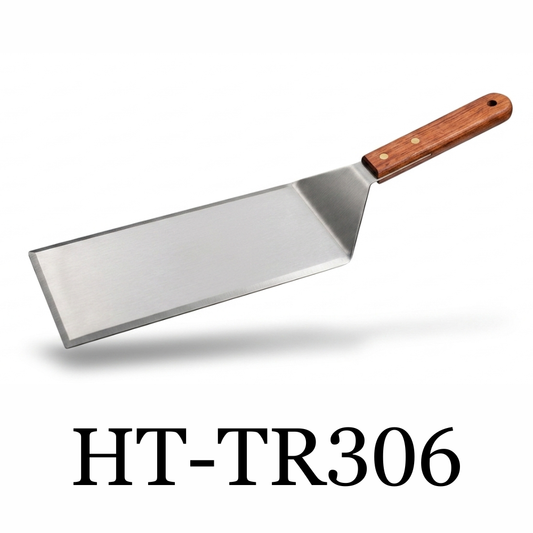 Heavy-Duty Wide Stainless Steel Griddle Spatula- Espátula de Acero Inoxidable Extra Ancha para Plancha – Alta Resistencia