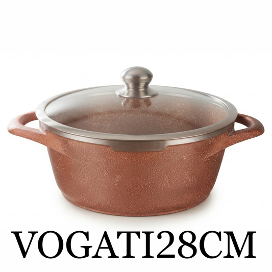 Vogati 28cm Casserole Pot with Lid