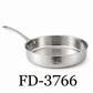 6.25" Stainless Steel Hammered Mini Fry Pan