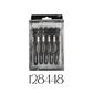 Celavi Alligator Hair Clips Black 5CT/Clip de pelo Alligator Celavi negro 5 unidades