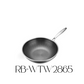 Royal Mega Cook 28cm Stainless Steel Wok Pan + FREE GIFT / Sartén Wok de Acero Inoxidable de 28 cm Royal Mega Cook+REGALO GRATIS