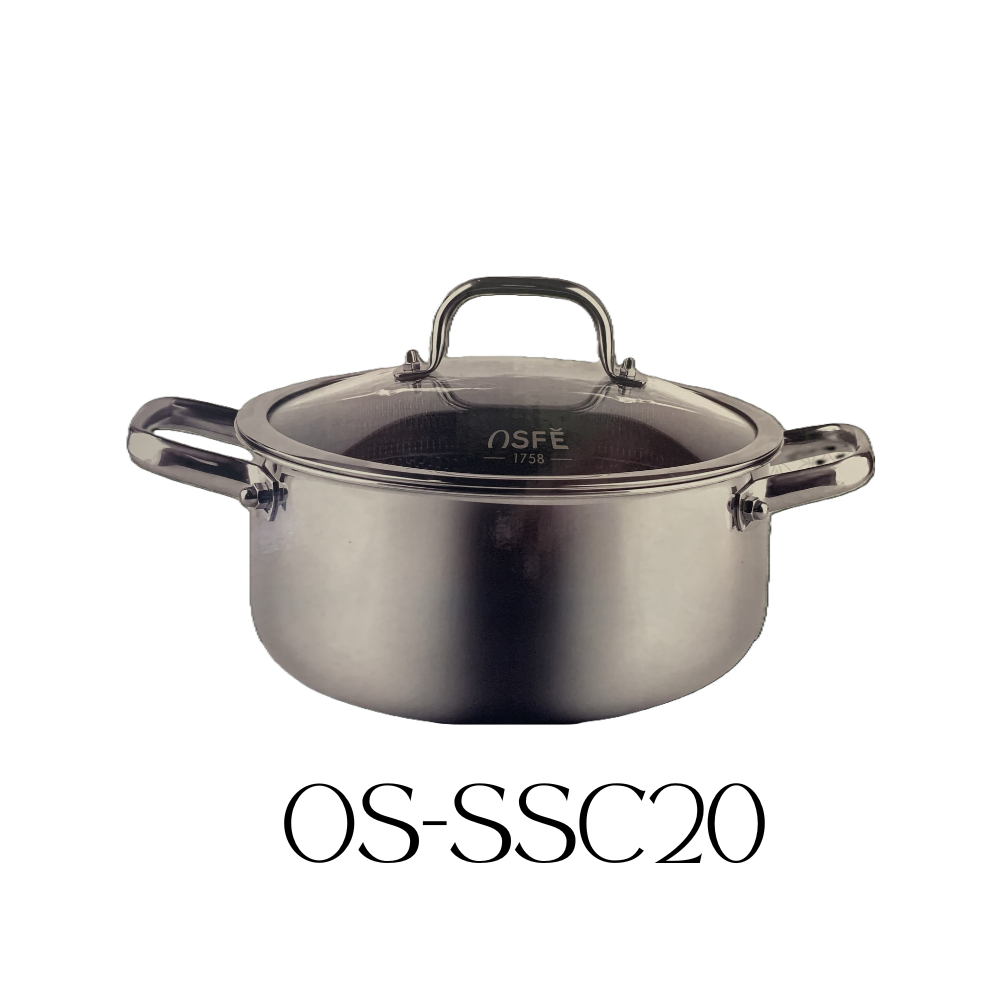 Tri-Ply Stainless Steel 20CM Casserole