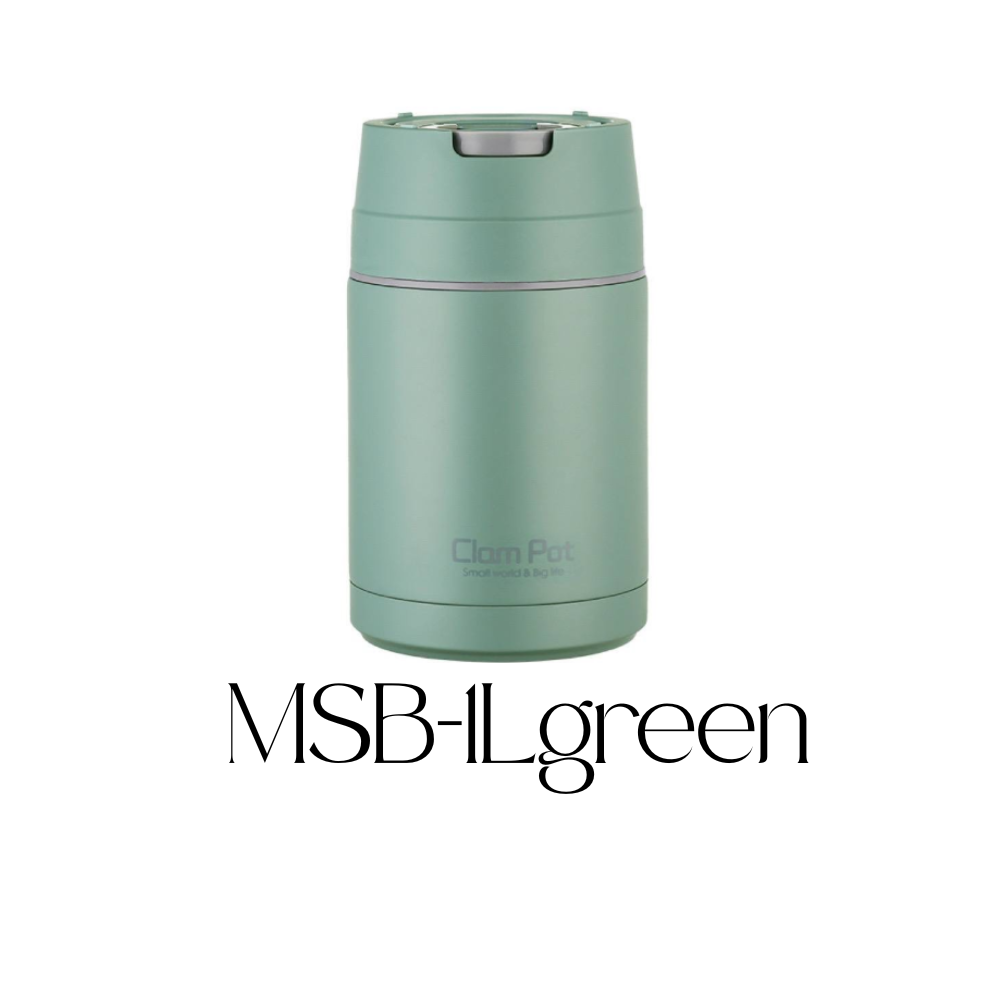 1000ml Green Braised Burning Thermo Stainless Steel Cup